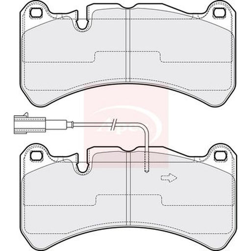 Apec Front Brake Pad Set PAD2175