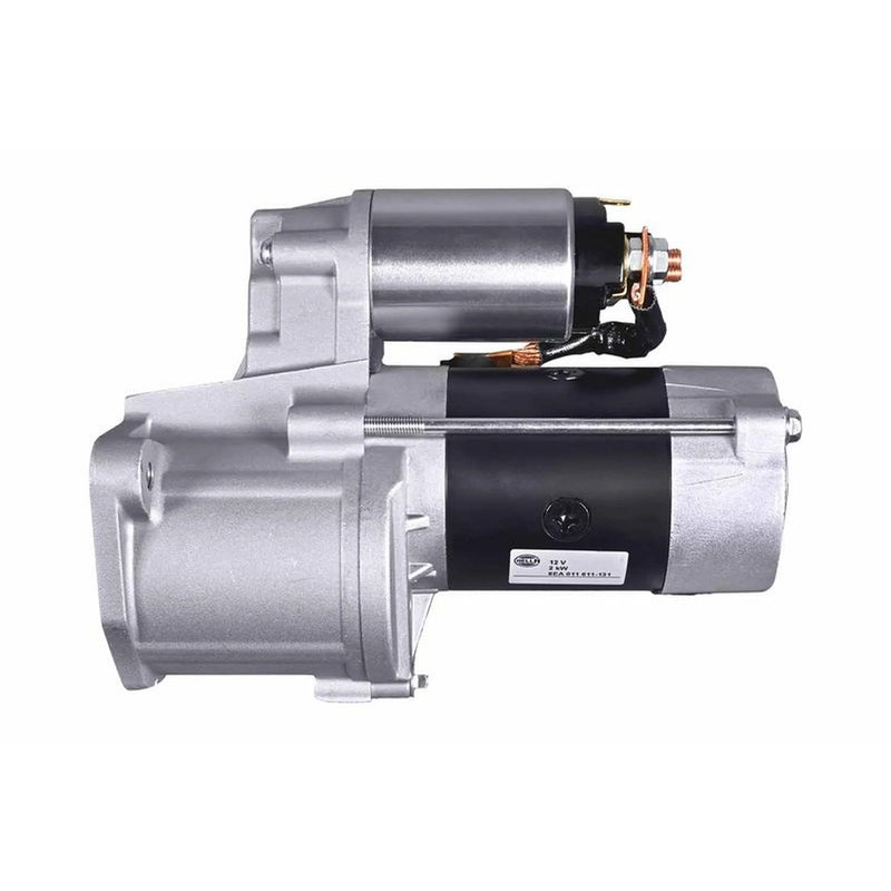 Hella Starter Motor 12V 2kW 10 Teeth fits Hyundai Galloper I 1991-1998 2.5