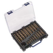 Sealey HSS Cobalt Fully Ground Drill Bit Assortment 170pc 1-10mm DBS170CB Sealey  - Dynamic Drive