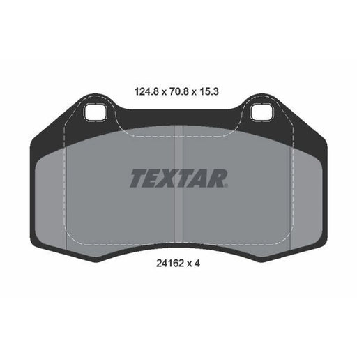 Textar Front Brake Pad Set 2416201