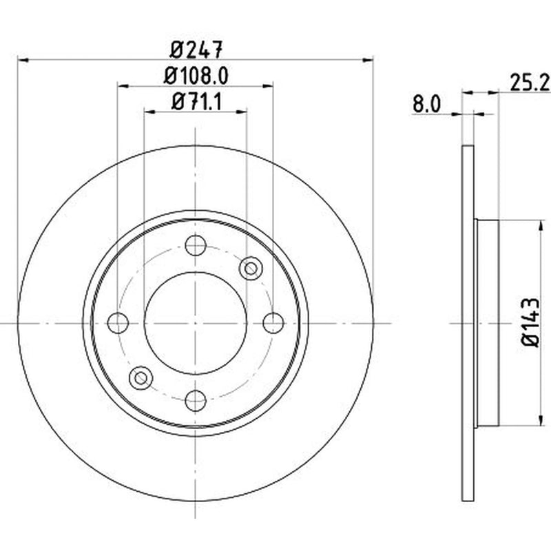 Mintex Front & Rear Brake Discs & Pads fits Citroën Xsara 2000-2005 2.0