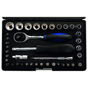 Laser Alldrive Socket & Bit Set 1/4"D 40 pc 3568 Laser - Dynamic Drive