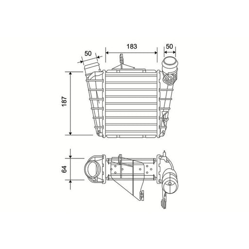 Valeo Intercooler (Charge Air Cooler) 822943