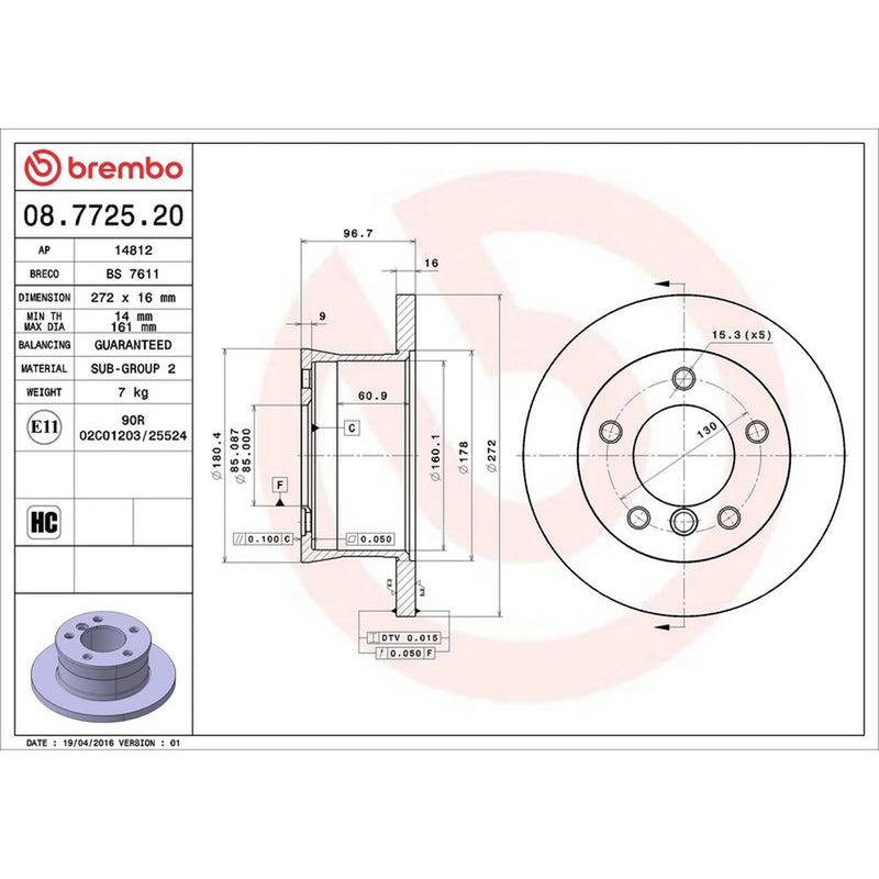 Brembo Front & Rear Brake Discs & Pads fits Mercedes-Benz G-Class 2004-2012