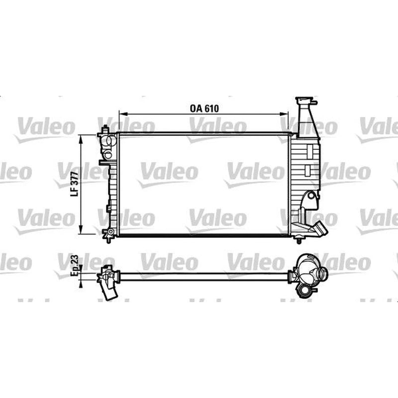 Valeo Engine Radiator 732563