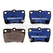 Borg & Beck Rear Brake Solid Discs & Pads fits Toyota Rav 4 2000-2005 1.8 2.0