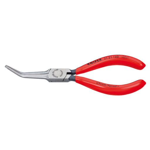 Draper Knipex 31 21 160 SB Bent Needle Nose Pliers, 160mm 55738 Draper - Dynamic Drive
