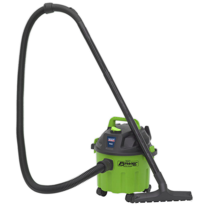 Sealey Vacuum Cleaner Wet & Dry 10L 1000W/230V Green PC102HV Sealey - Dynamic Drive