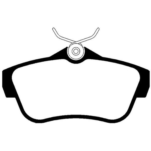 Abtex Rear Brake Pad Set fits Citroën Dispatch II 2007-2016 1.6 2.0