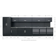 Sealey Premier Premier Storage System with Stainless Worktop 5.6m APMSSTEEL Sealey Premier - Dynamic Drive