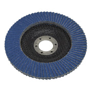 Sealey Flap Disc Zirconium125mm22mm Bore 60Grit FD12560 Sealey - Dynamic Drive