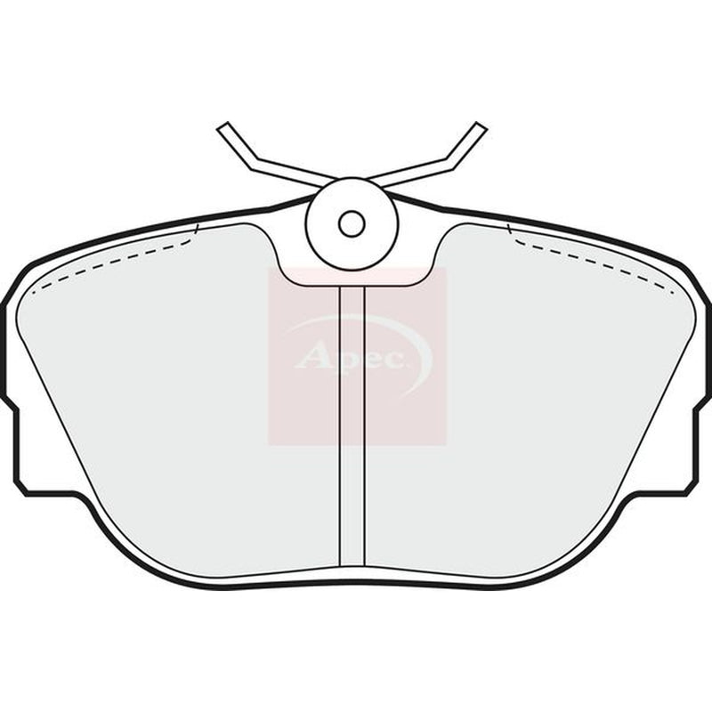Apec Front Brake Pad Set fits BMW 3 1982-1994