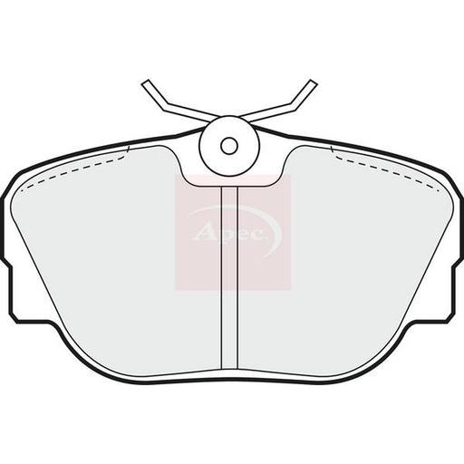 Apec Front Brake Pad Set fits BMW 3 1982-1994