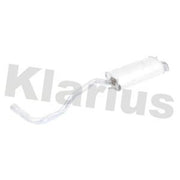 Klarius Box With Tail Pipe Rear fits Seat Ibiza 1993-2002 1.0 1.4