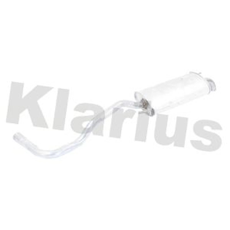 Klarius Box With Tail Pipe Rear fits Seat Ibiza 1993-2002 1.0 1.4