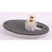 2x Hella Clear White Oval Front Marker Light Hella - Dynamic Drive