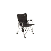 2x Outwell Campo Black Foldable Camping Chair with Padded Armrests Outwell - Dynamic Drive