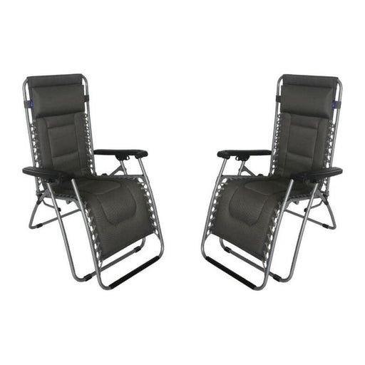 2x Royal Ambassador Relaxer Chair with Head Rest Royal - Dynamic Drive