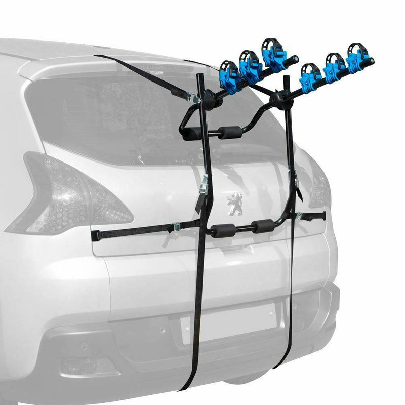 3 Bicycle Bike Car Cycle Carrier Rack Universal Fitting Hatchback Estate High ukcampingandleisure - Dynamic Drive