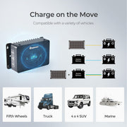 Renogy DCC30S 12V 30A Dual Input DC-DC On-Board Battery Charger with MPPT Dyna-mo Solar - Dynamic Drive