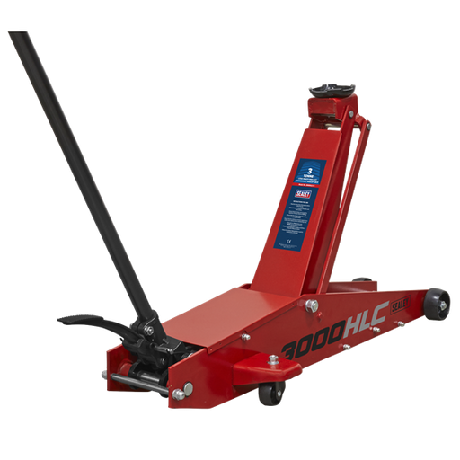 Sealey Trolley Jack 3 Tonne Long Reach High Lift 3000HLC Sealey - Dynamic Drive