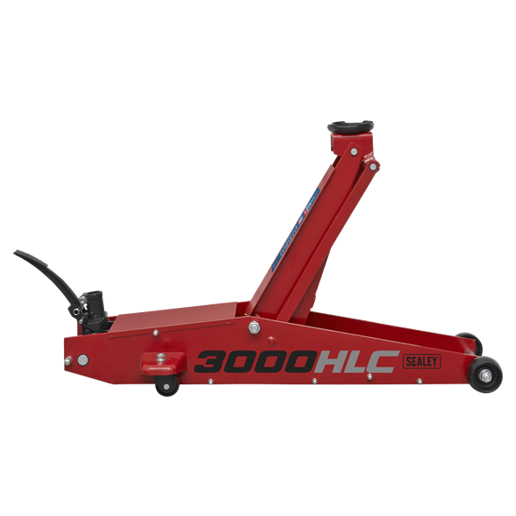 Sealey Trolley Jack 3 Tonne Long Reach High Lift 3000HLC Sealey - Dynamic Drive