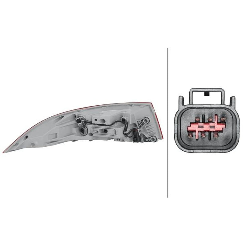 Hella Tail Light / Lamp LED Right 2SK 354 868-041