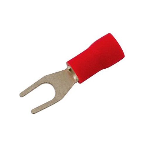 Connect Red Fork Terminal 3.7mm 100pc 30150 Tool Connection - Dynamic Drive
