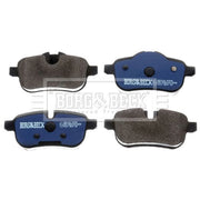 Borg & Beck Rear Brake Vented Discs & Pads fits BMW Z4 Roadster 2009-2016