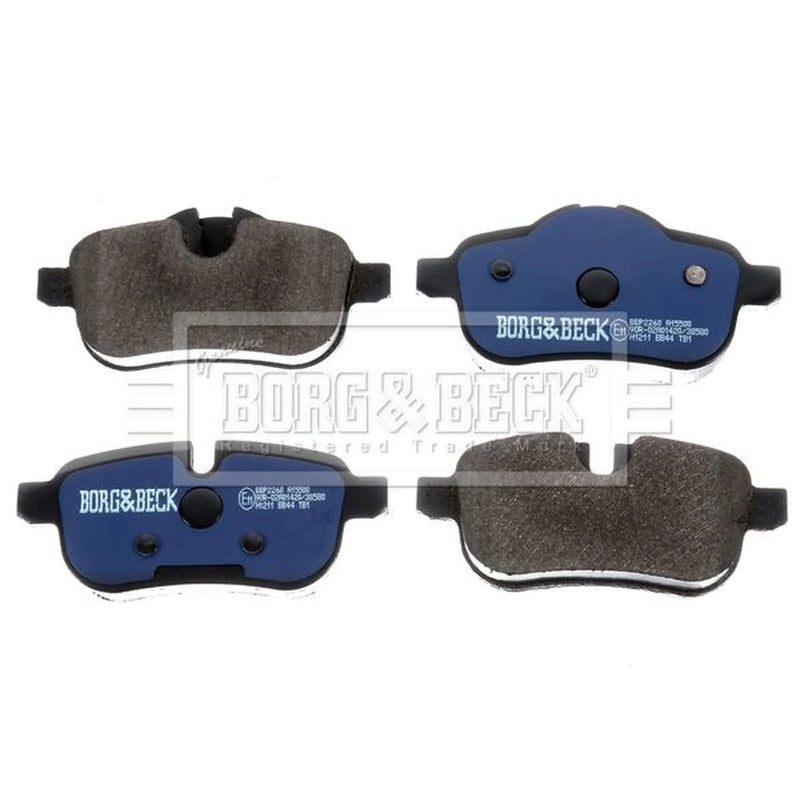 Borg & Beck Rear Brake Vented Discs & Pads fits BMW Z4 Roadster 2009-2016
