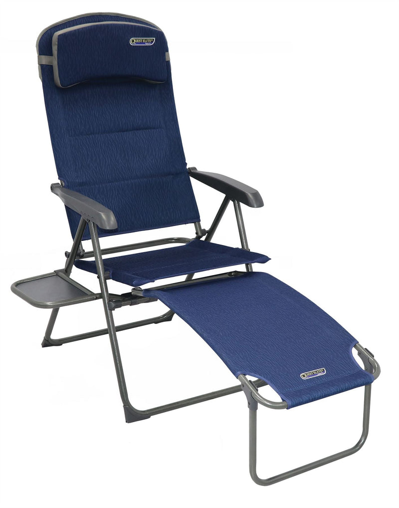 Quest Ragley Pro Recline Camping Caravan Chair with Side Table Quest - Dynamic Drive