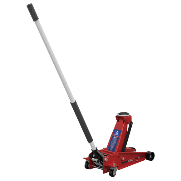 Sealey Trolley Jack 3 Tonne Super Rocket Lift 3015CXD Sealey - Dynamic Drive