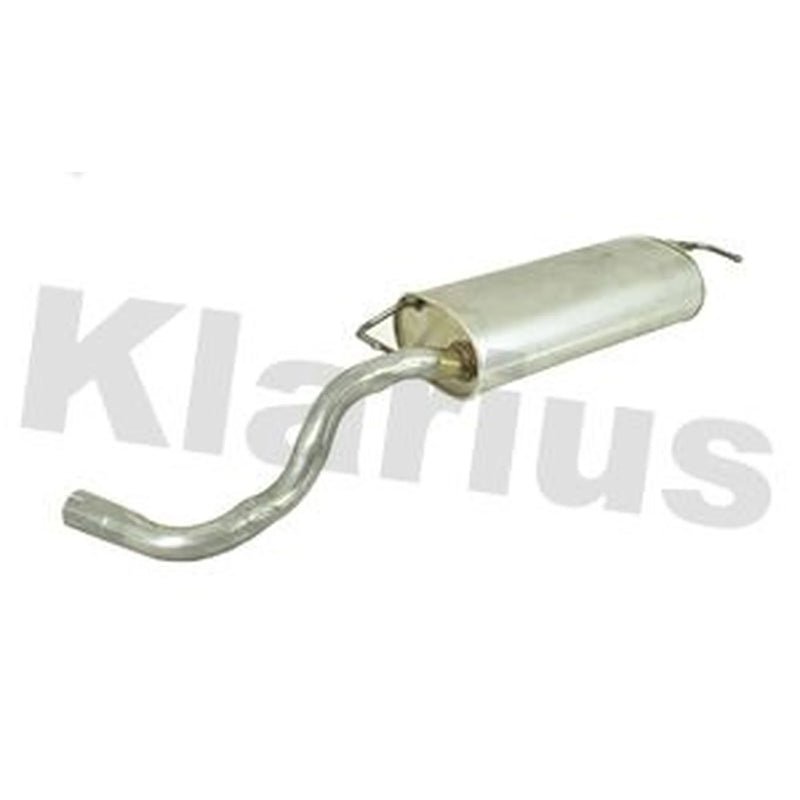 Klarius Box With Tail Pipe Rear fits Audi A3 1996-2003 1.8