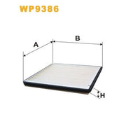 WIX Cabin Air Filter (Pollen Filter) WP9386