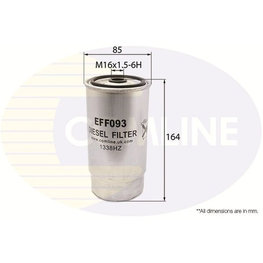 Comline Fuel Filter Element fits Alpina D10 2000-2003 3.0