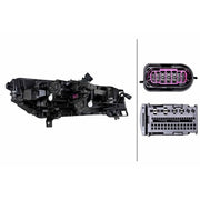 Hella Headlight Headlamp LED Left fits Skoda Enyaq Iv 2021 on