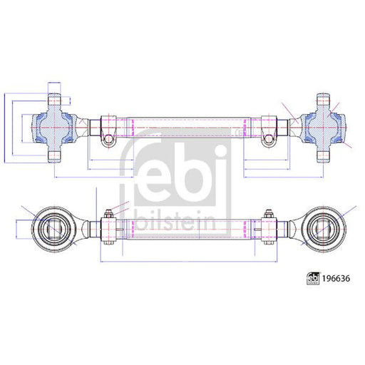 Febi Control/Trailing Arm Rear 196636