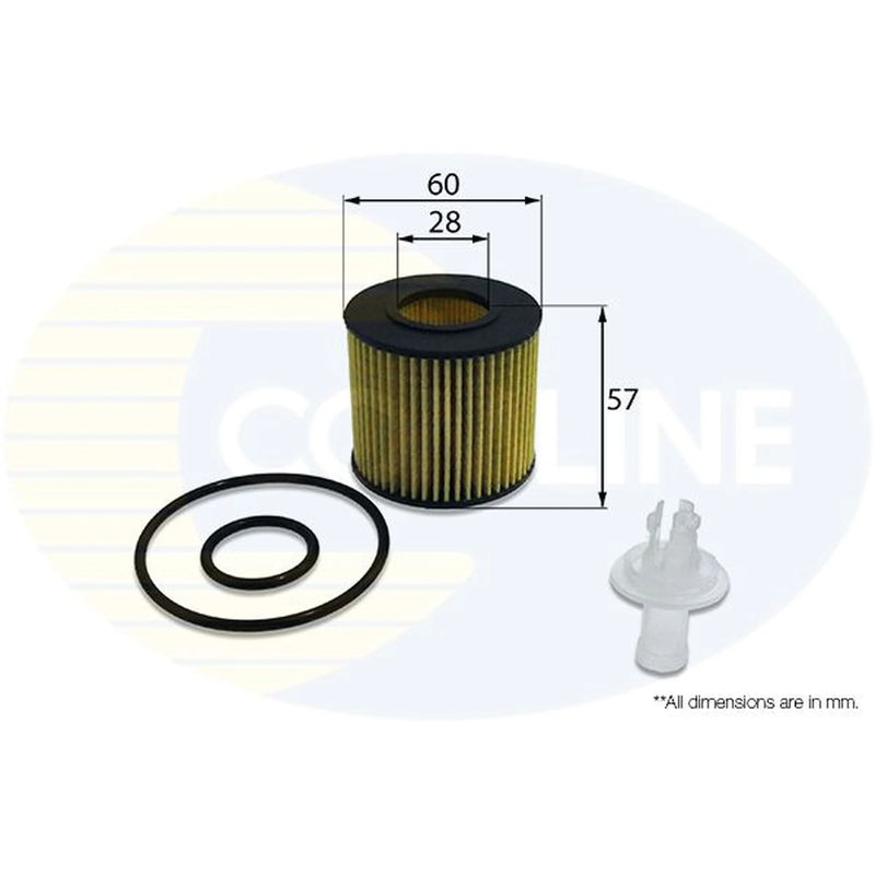 Comline Full Service Kit with Air, Oil, Fuel & Cabin Filters fits Toyota Auris