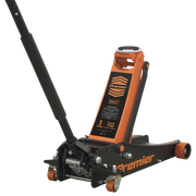 Sealey Trolley Jack 3 Tonne Rocket Lift Orange 3040AO Sealey - Dynamic Drive