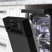 Baridi Slimline Freestanding Dishwasher 45cm Wide 10 Place Settings - Black Baridi - Dynamic Drive