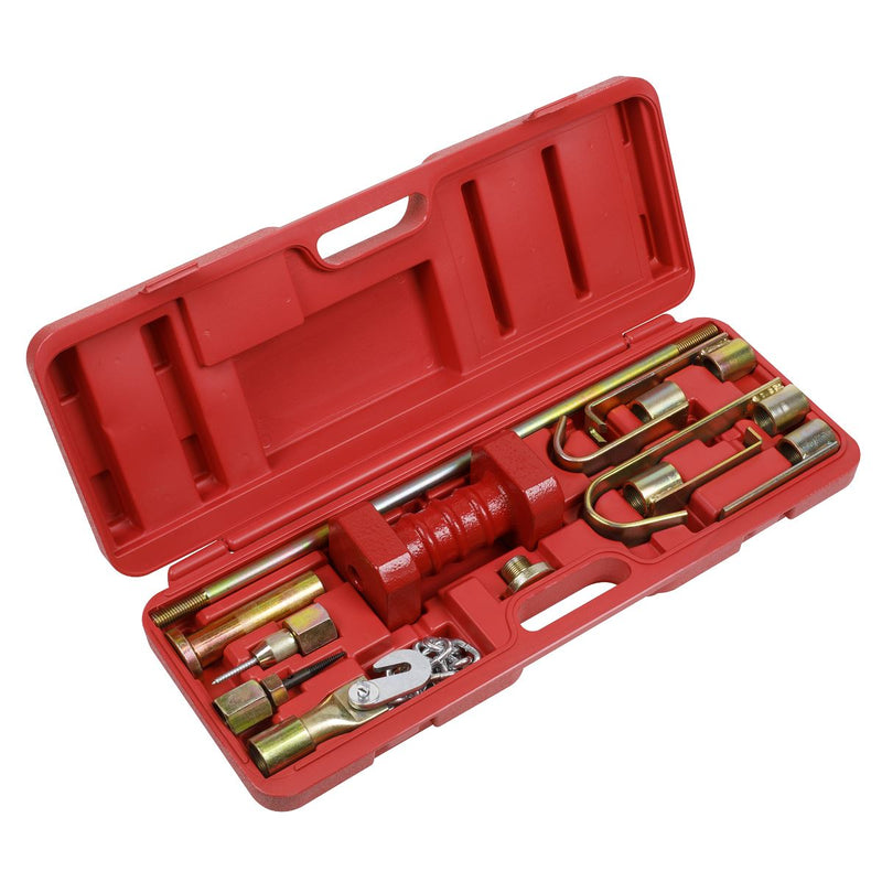 Sealey Heavy-Duty Slide Hammer Kit 10pc DP90 Sealey  - Dynamic Drive