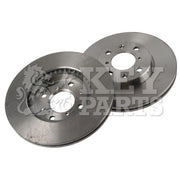 Key Parts 2 x Vented Front Brake Discs KBD4537-x2