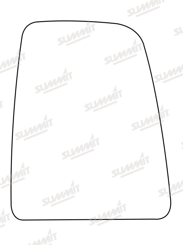 Summit Stick-On Commercial Mirror Glass fits Ford Transit 2014 on RHS Summit - Bars 4 Cars
