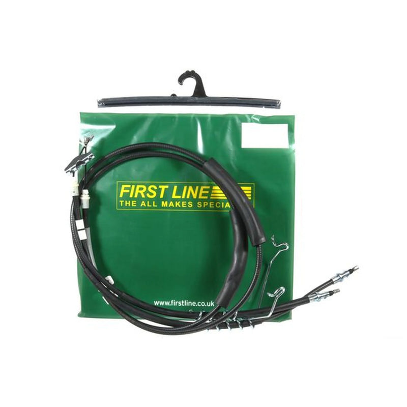 First Line Handbrake Cable Left Rear fits Ford Transit Connect 2002-2013 1.8