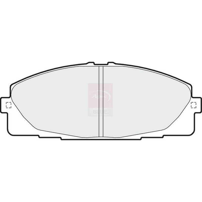 Apec Front Brake Pad Set fits Toyota Hiace / Commuter V Bus 2006 on 2.5