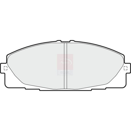 Apec Front Brake Pad Set fits Toyota Hiace / Commuter V Bus 2006 on 2.5
