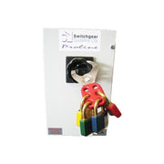 Abus Mechanical 702 Lock Off Hasp 38mm (1.1/2in) Red ABUS Mechanical - Dynamic Drive