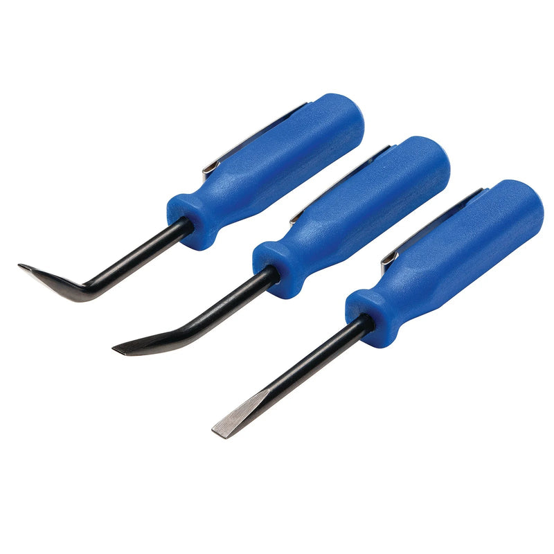 Draper Mini Pry Bar Set, 125mm, Blue (3 Piece) - MPBS3 BLUE - image 1