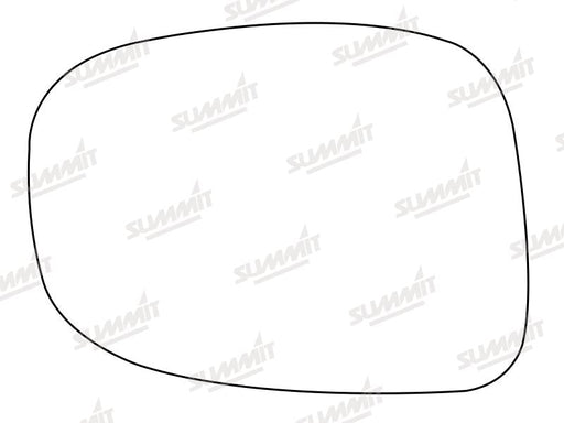 Summit Stick-On Aspheric Mirror Glass fits Lexus IS 220 05 on LHS Summit - Bars 4 Cars