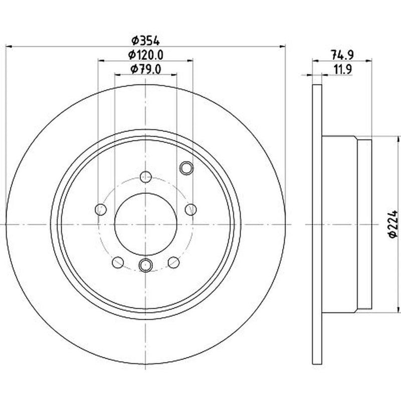 Mintex Front & Rear Brake Discs & Pads fits Land Rover Range Rover 2002-2012